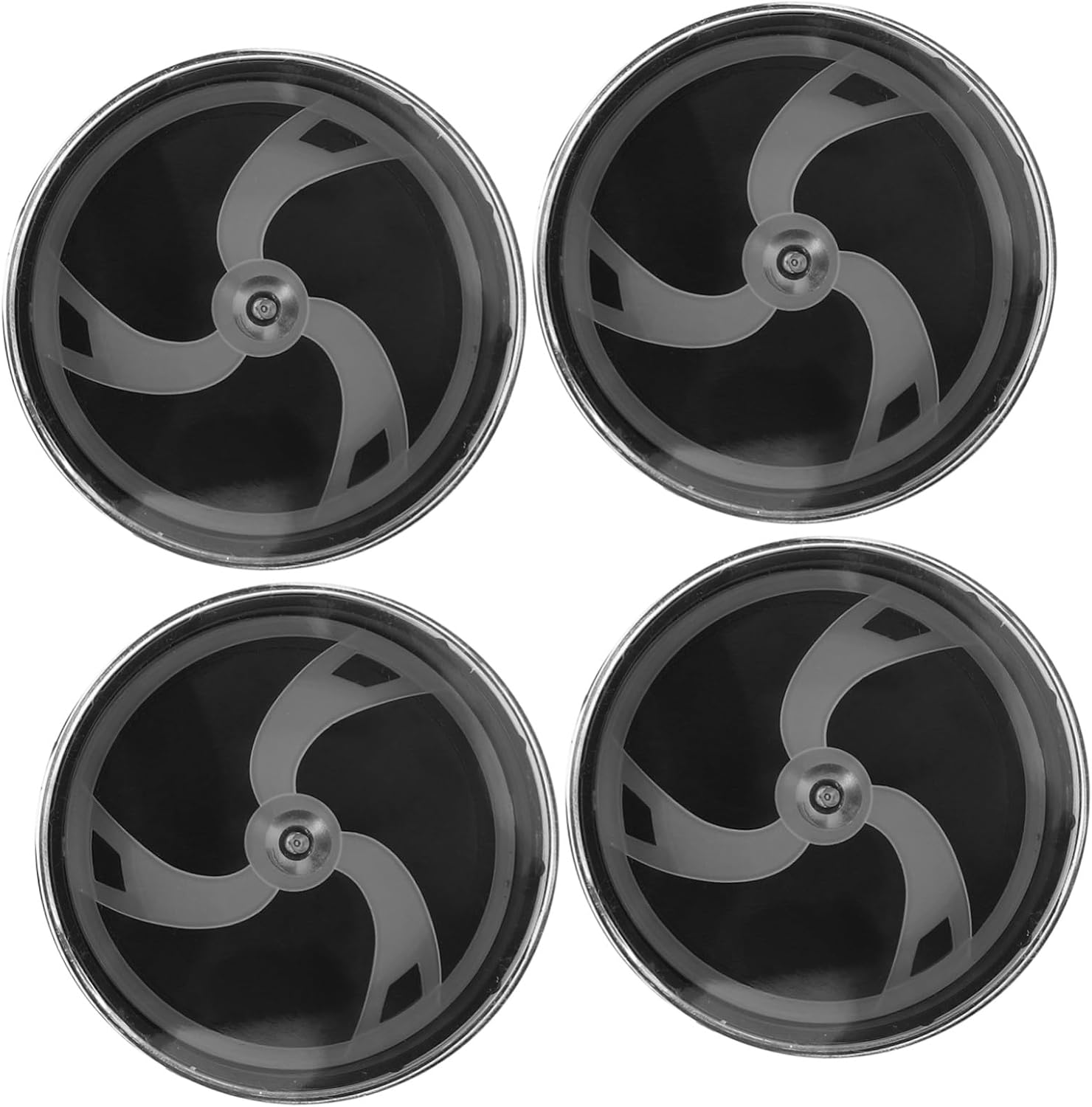 4pcs Portable Travel Watch Storage Box 5.1cm round Plastic Organizer