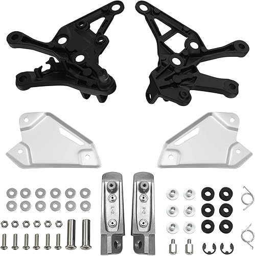 TCT-MOTORPARTS Soporte de pedales de pie delantero para Kawasaki Z900 Z 900 ABS 2017-2024