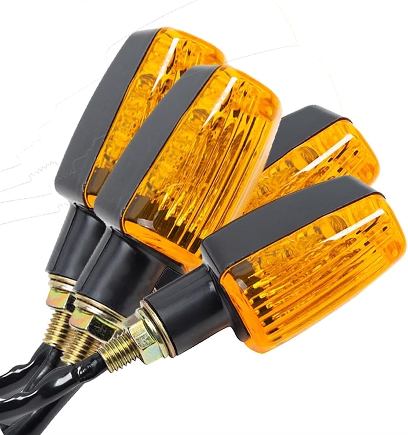Kit De 4 Clignotants LED Pour Moto - Universel, Design Froid, étanche - Adapté Honda CBT 125 Et Autres Modèles