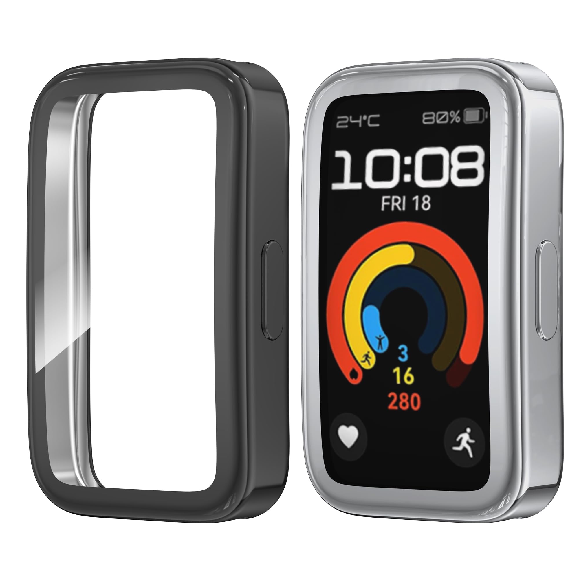 Screen Protector Compatible with Huawei Band 10/9/ 8, Full Protective Ultra Slim Soft TPU Case Cover-picture-22