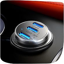 LISEN 108W Zigarettenanzünder USB C, [PD3.0 Superschnelles Laden] 3-Port Autoladegerät Zigarettenanzünder, KFZ Ladegerät USB C, Car Charger für iPhone 17 16 15 Pro Max iPad Galaxy S25