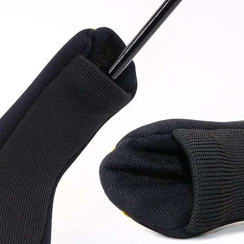Miniatura 4 de 4 fundas híbridas de neopreno grueso para palos de golf con etiquetas intercambiables para números