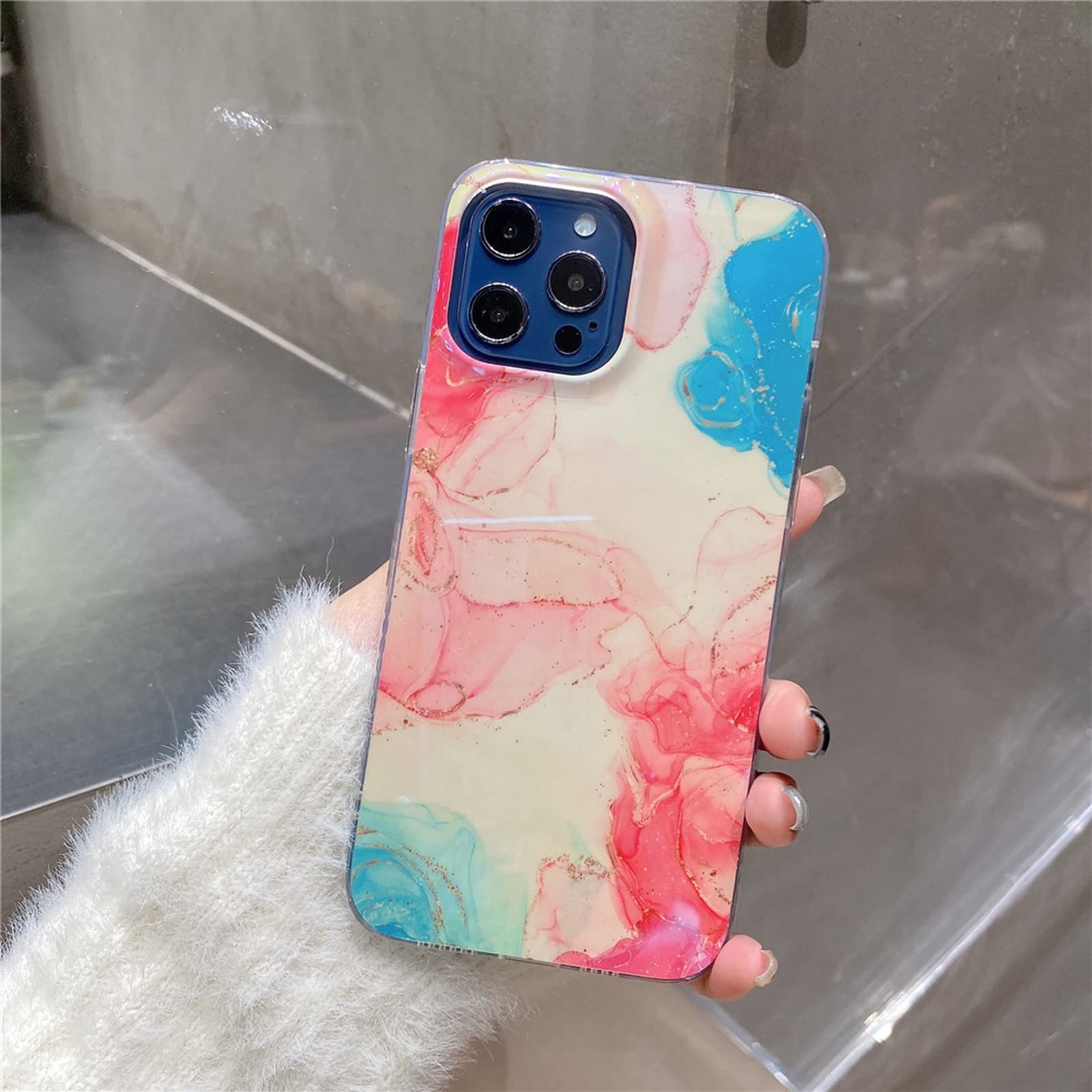 Amazon.co.jp: For アイフォンFor iPhone 用グラデーション水彩電話