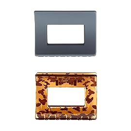 Goody SlideProof Square Claw Clips - 2 Ct, Black & Tortoise Shell, Secure Grip Hair Styling Accessories for Women & Men, All Hair Types