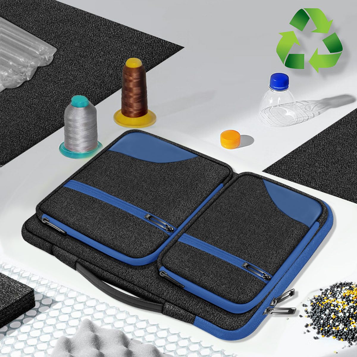 ZINZ Etui na laptopa ZINZ 15 15,6 16 17 cali Wąska teczka z rękawem na najpopularniejsze notebooki 15 "15,6" 16 "17"