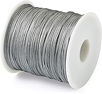 Vista 24 de Cheris - Cuerda de nailon para abalorios de nailon de 0.031 in, color azul, hilo de macramé, para hacer joyas, suministros de envoltura Kumihimo