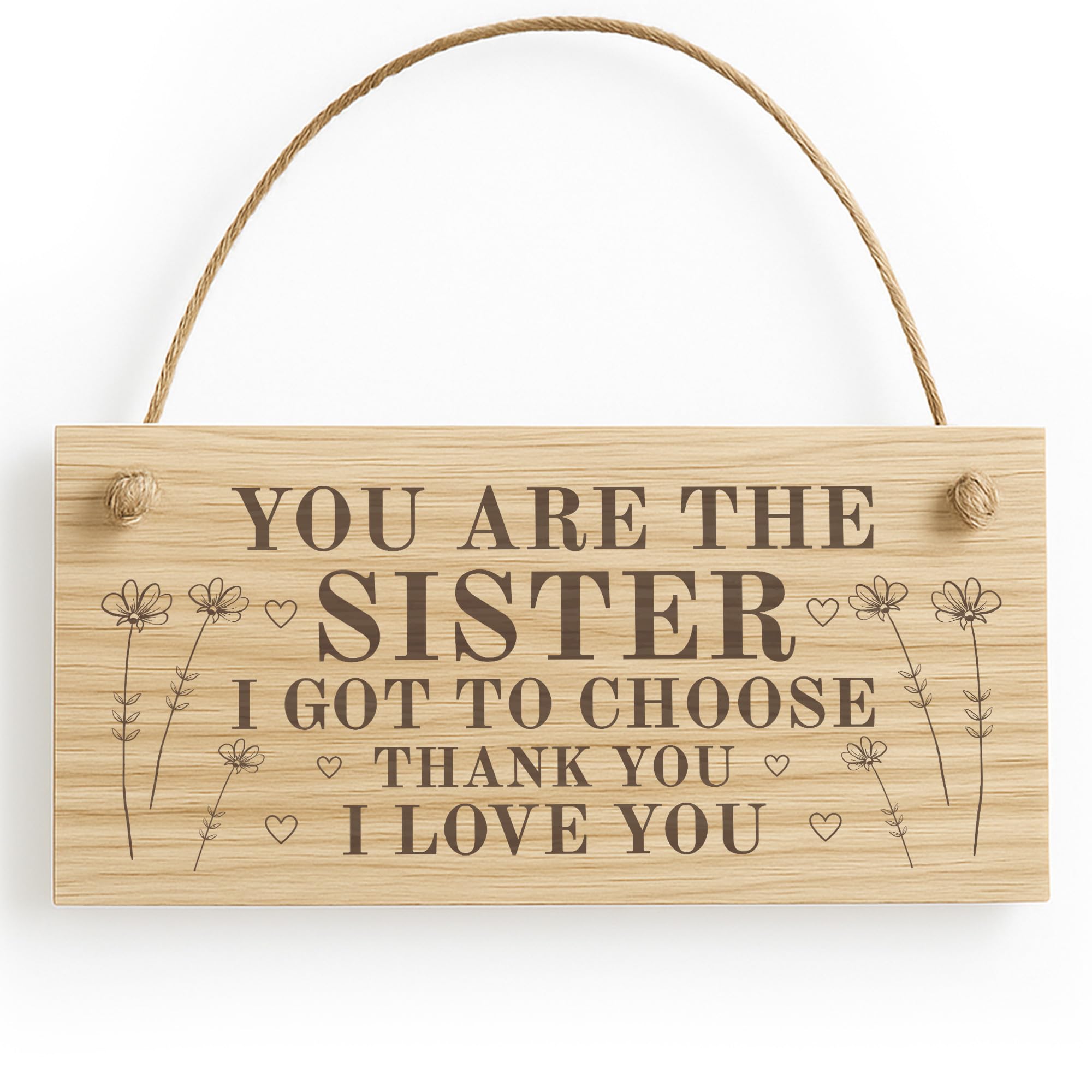 Red Ocean Best FRIEND Gift Sister Gift Wooden Sign Friendship Sign Thank You Gift For Her Birthday Chrsitmas Gifts
