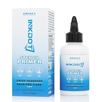 Tattoo Stencil Gel, 8oz Professional Grade for Tattoo Beginners and Professionals, Gentle on Skin Sharp & Long-Lasting Transfer Tattoo Supplies