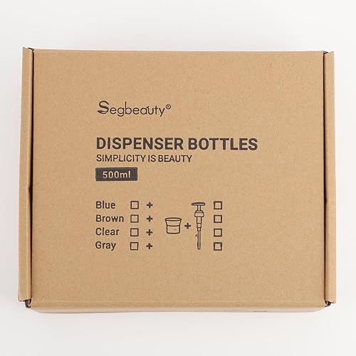 Miniatura 9 de Segbeauty - Botellas de champú y acondicionador de 16.9 onzas, 3 botellas de champú recargables de 16.9 fl oz para ducha, botellas de ducha