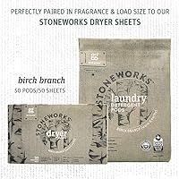 Vista 9 de Grab Green Stoneworks - Cápsulas de detergente para ropa, 100 unidades, aroma de rama de abedul, a base de plantas y minerales, limpia