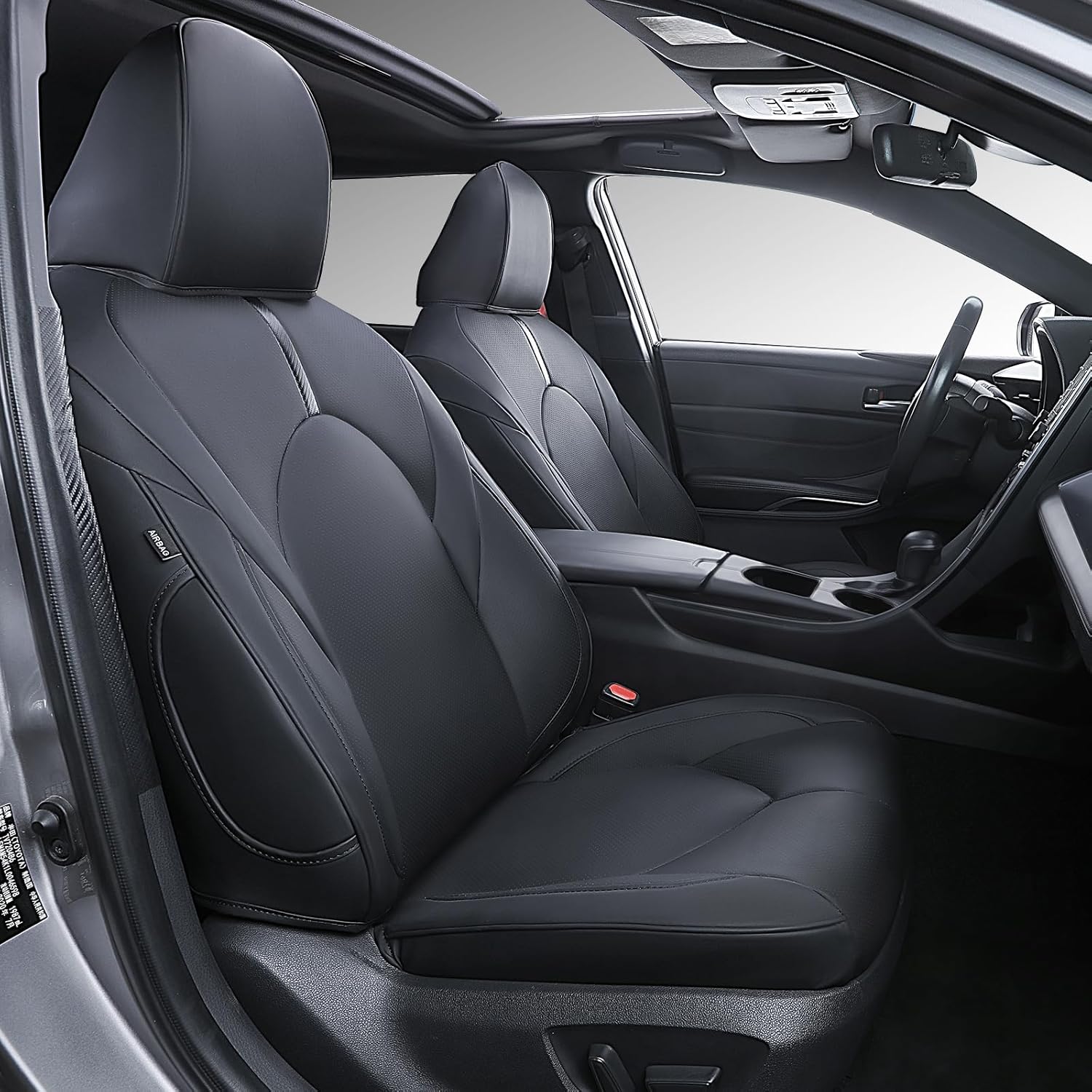 PTYYDS Fit 20232024 Toyota Camry TRD Car Seat Cover PU