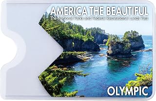 America The Beautiful Pass Sleeve, National Park Pass Card Cover, Olympic