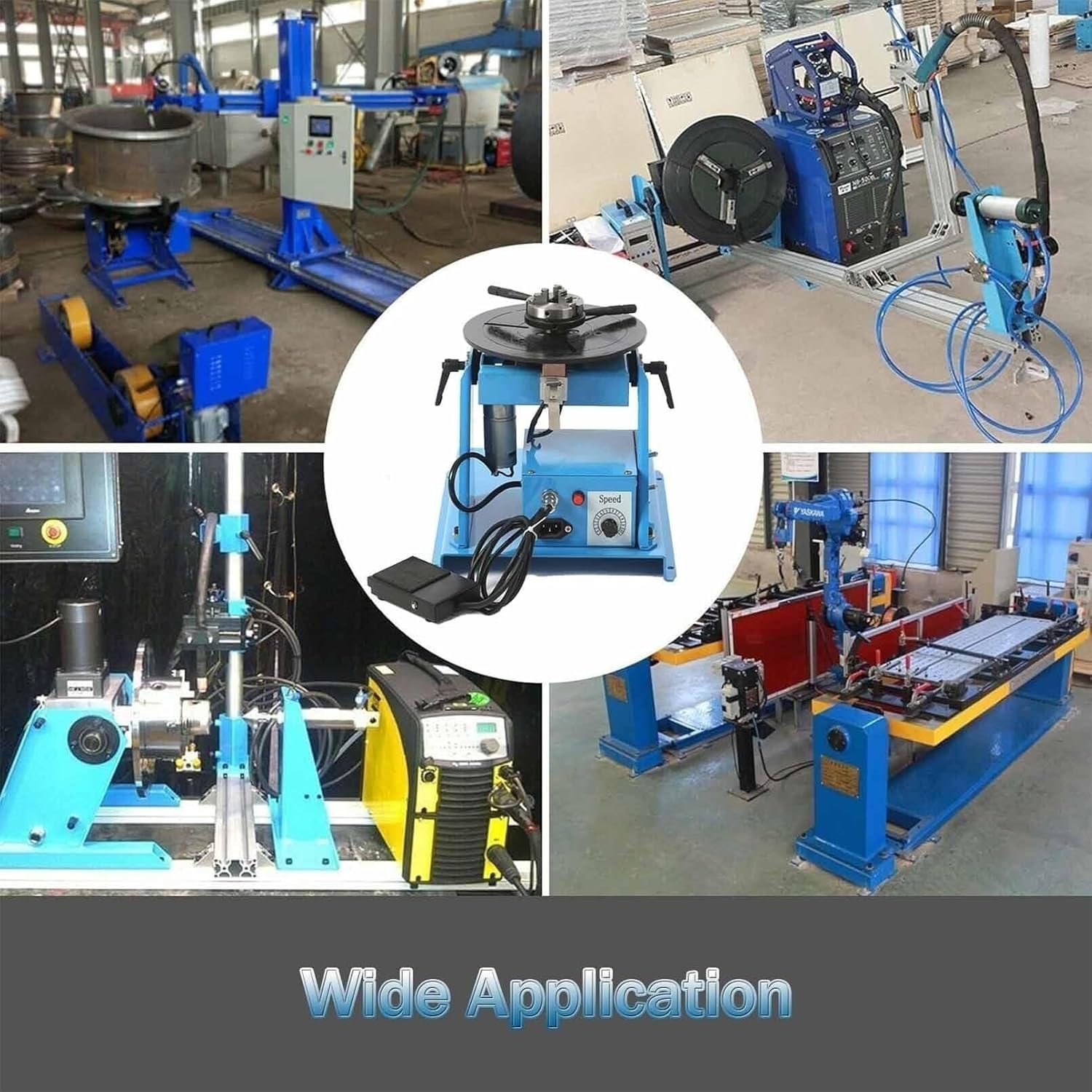 Welding positioner, micro welding positioner turntable, welding workbench, 5/10kg semi-automatic rotary welding positioner