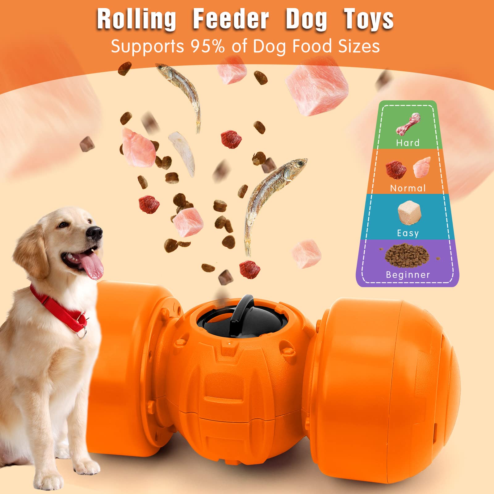 Kalsey 2 Pezzi Palla Giocattolo Cibo Gatti, Gioco Dispenser Cibo, Palla