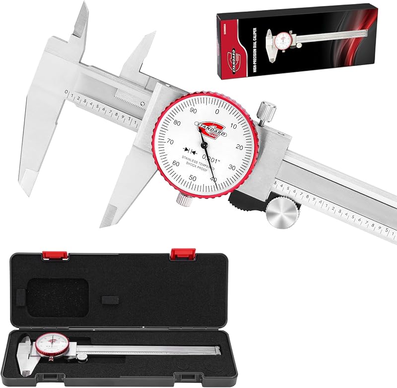 SAE Dial Caliper 0-6" Precision Measuring Tool