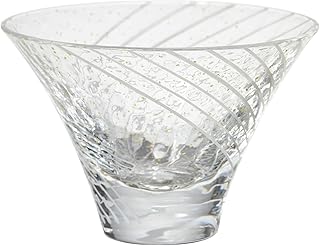 東洋佐々木ガラス Toyo Sasaki Glass 10785 Japanese Sake Glass, White, 2.7 fl oz (80 ml), Cup, Edo Glass, Yachiyo Kiln, Yukimi Sake, White