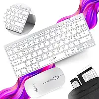 Teclado e Mouse sem Fio Bluetooth, Para Tablet e Celular, Teclado para Notebook e iPad