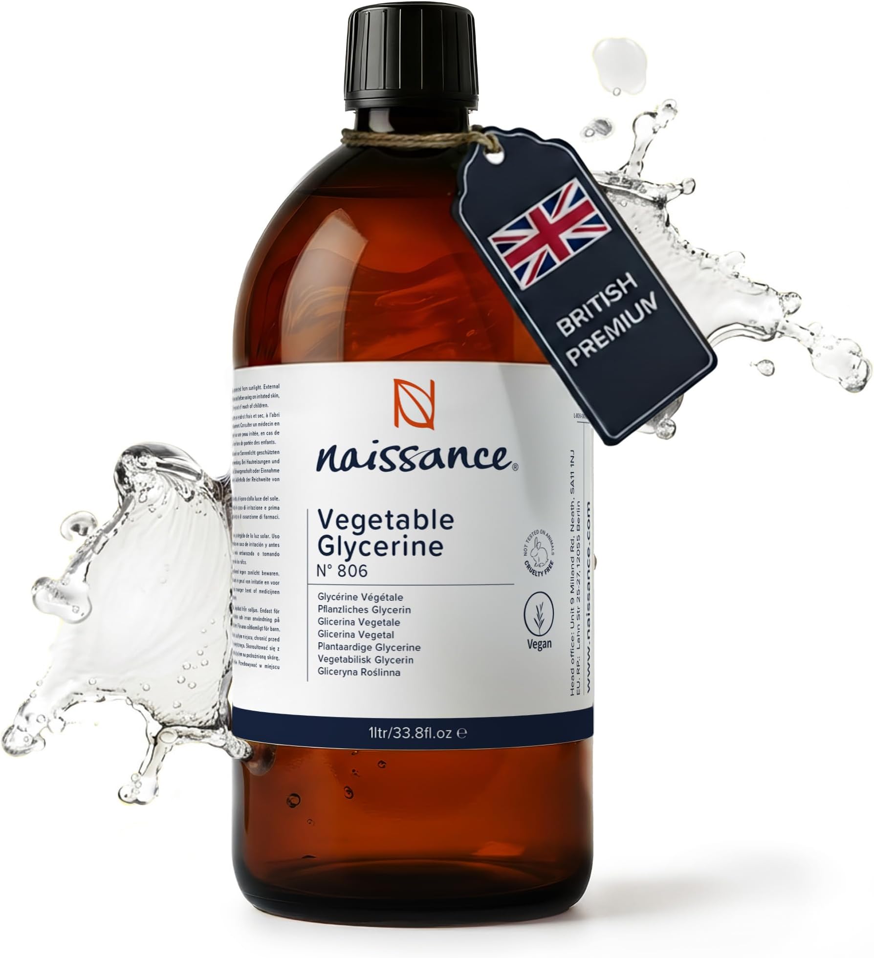 Naissance Vegetable Glycerin Oil (1L)