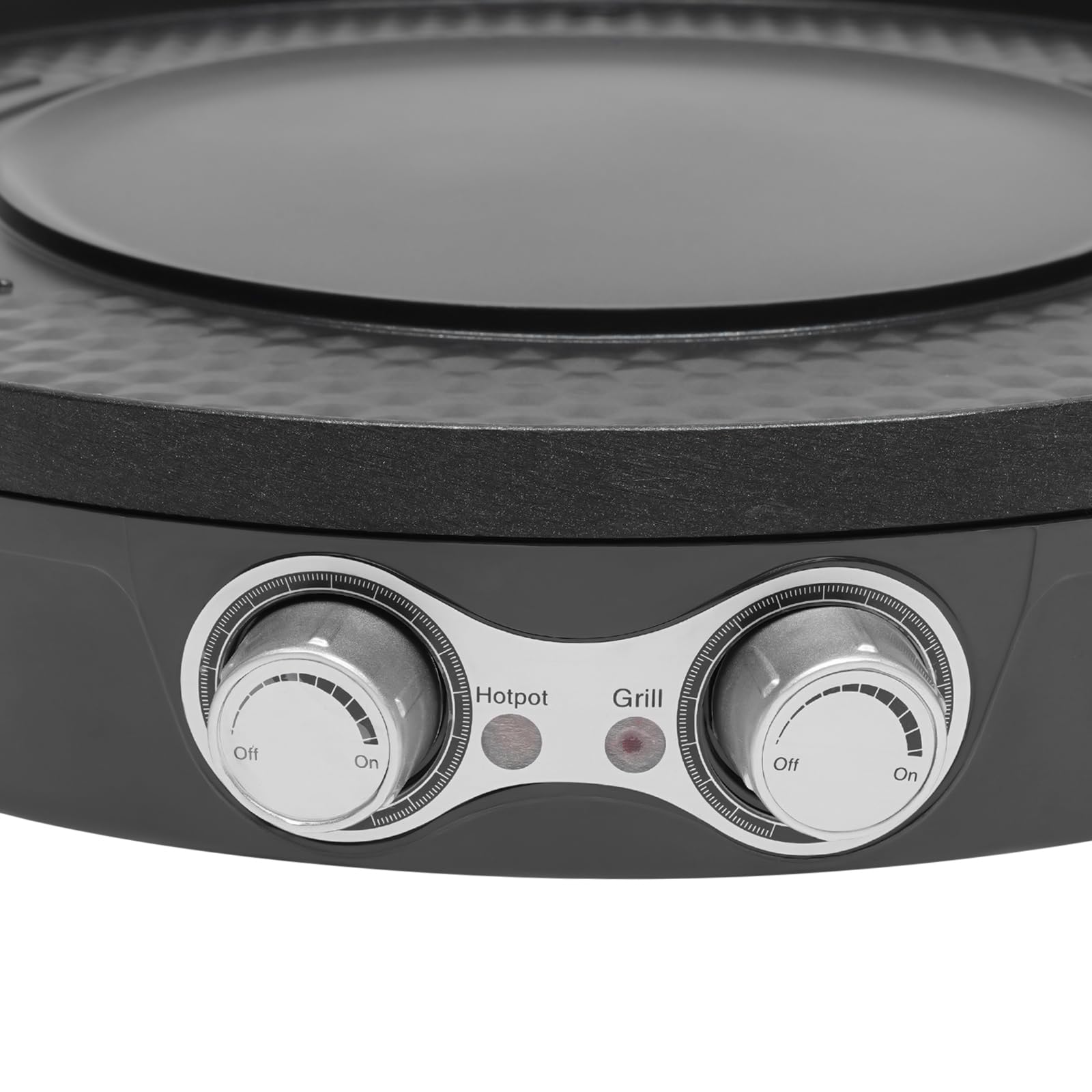 Hot Pot con grill,2 in 1 elettrico Hot Pot,Hotpot Pot Electric Grill,Pentola elettrica consentita,grill da tavolo elettrico Hotpot Pot,per cuocere bistecche (nero)