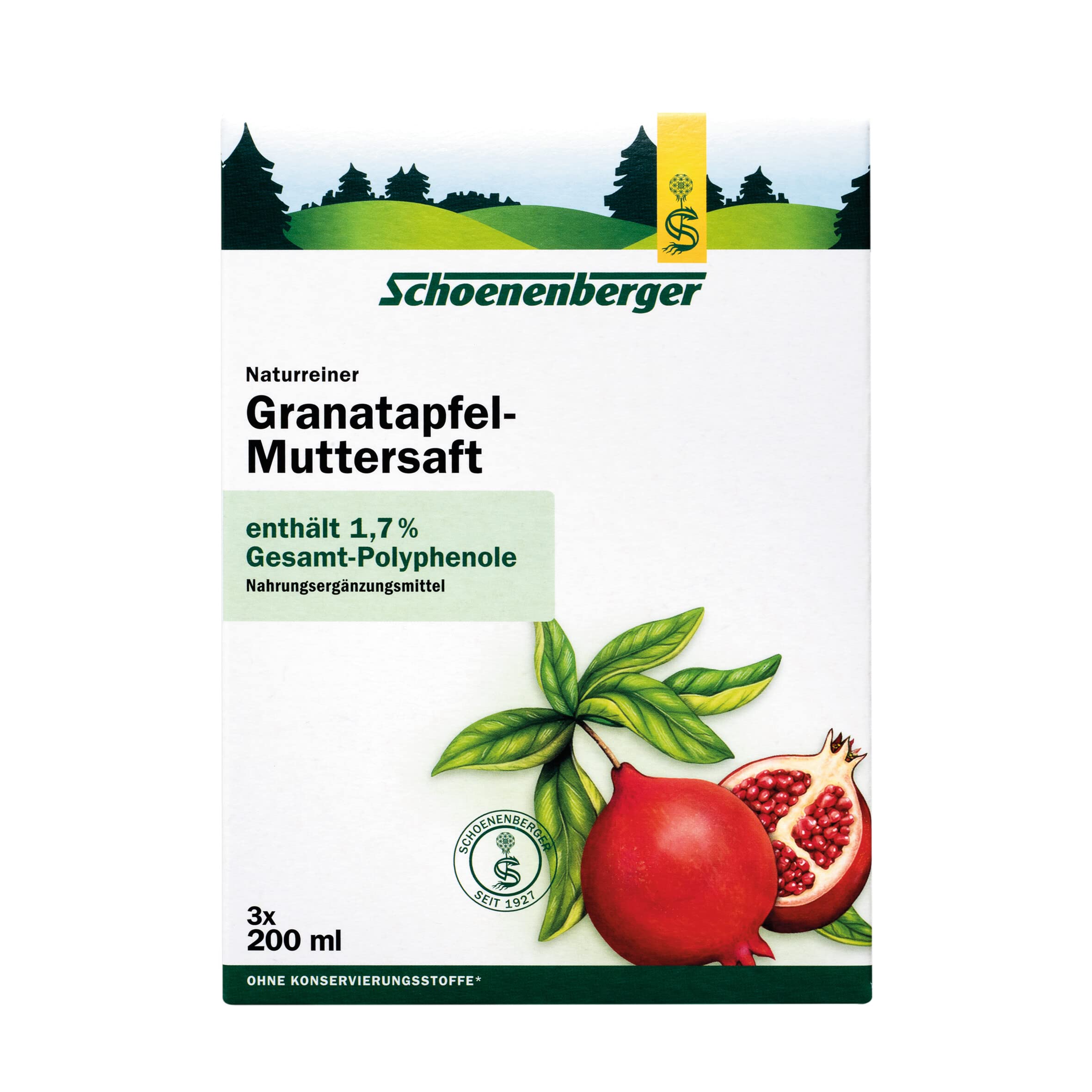 Granatapfel Muttersaft Sc 3X200 ml