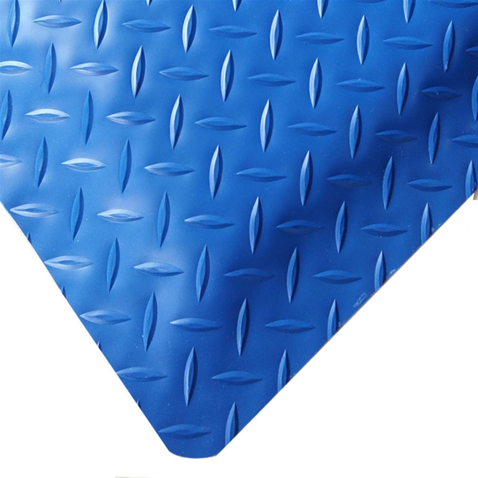 GTHTUHFD Width 100Cm Anti-Fatigue Mat Diamond Plate Ergonomic Mat 20Mm Thick Industrial Anti-Fatigue Floor Mat Ergonomic Workplace Mat,Blue-100x140cm