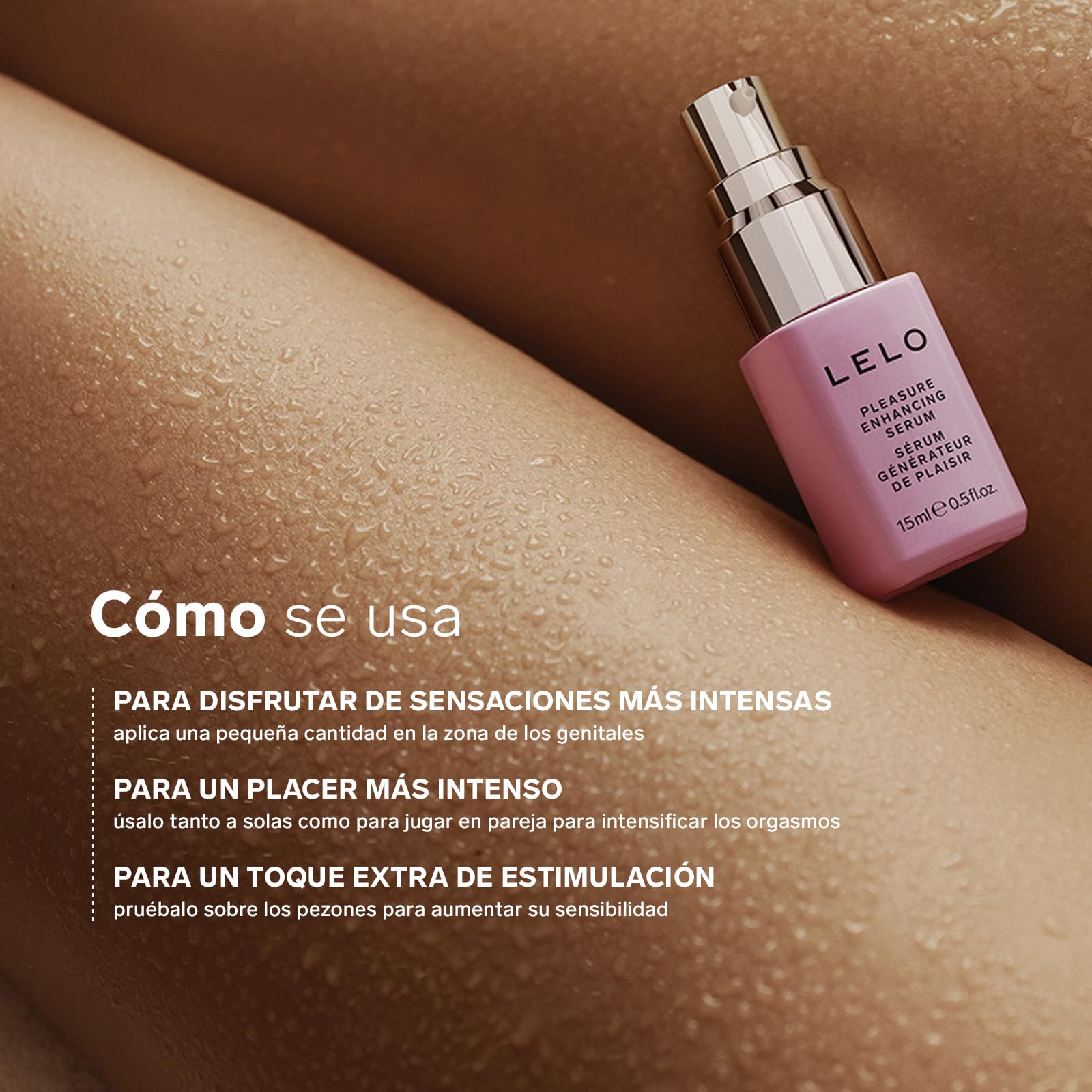 Sérum Potenciador del Placer de LELO con L-arginina para Disfrutar de Forma Prolongada, Gel Lubricante Sexual Estimulador, Lubricantes Sexuales Estimulantes
