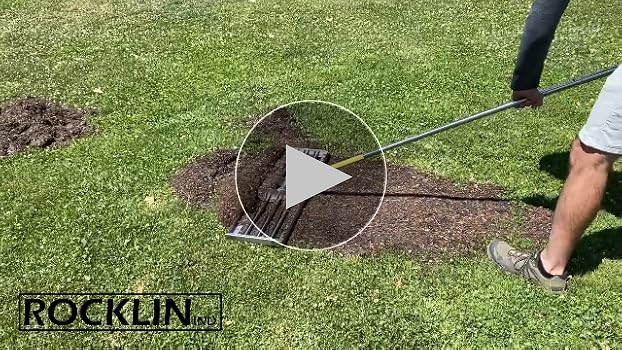 Landscape Products ラグ(リン) Amazon.com : Rocklin™ Lawn Leveling Rake | Levelawn Tool