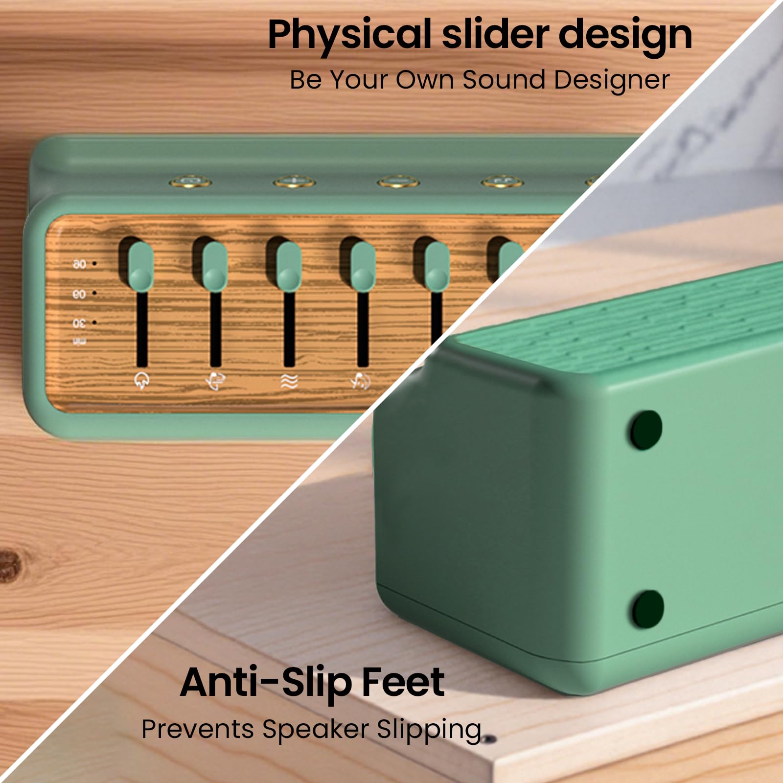 White Noise Machine | Shiawase Sounds of Nature Box | Portable