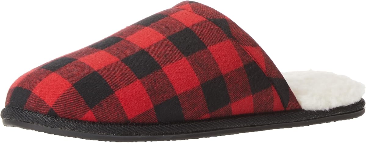 Pantuflas de casa antideslizantes y acogedoras para hombre Amazon Essentials