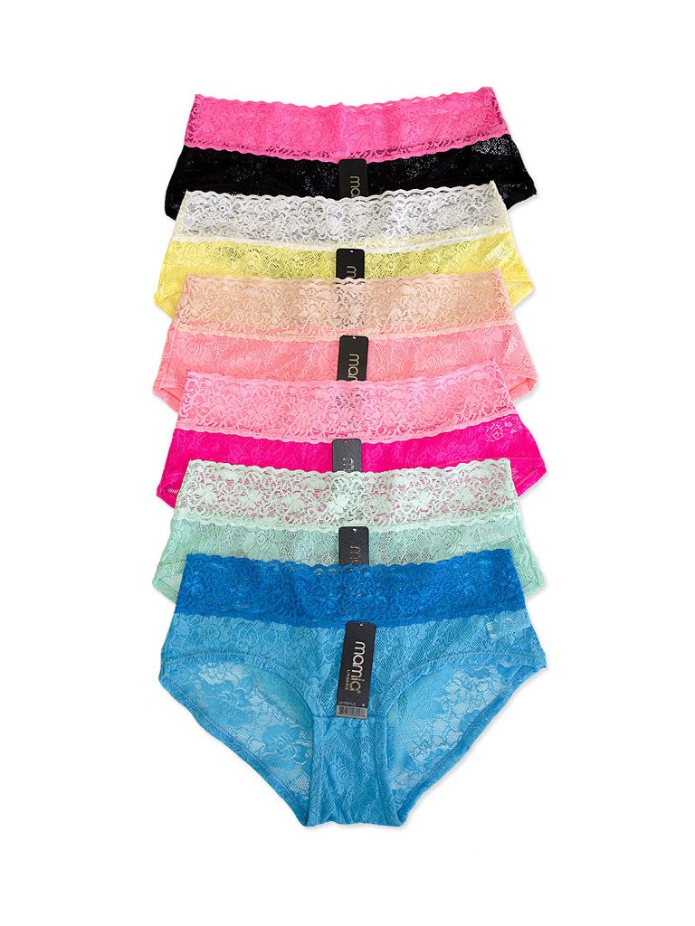 Ladies Bikini Style Panties Various Styles (Pack of 12)
