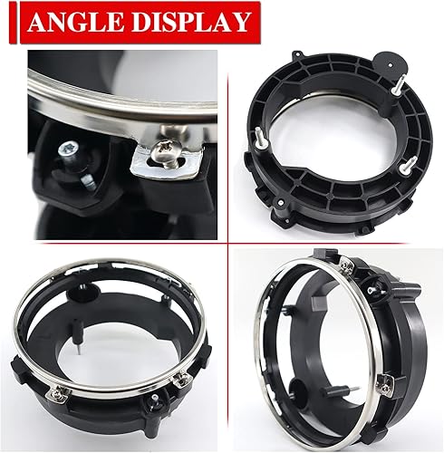 Miniatura 9 de Soportes de bombilla para faros delanteros LH & RH para Jeep Wrangler 1997-2006 Número de pieza 110383 110384