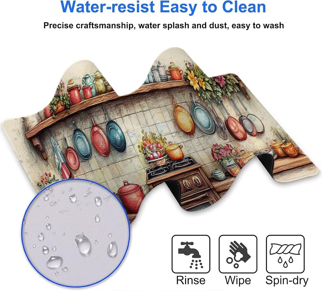 Tappetino Mouse XXL 1200x600x3mm Mouse Pad Gaming, Utensili Da Cucina, Mousepad Base Antiscivolo, Esteso Accessori Scrivania Tracciamento Ad Alta Precisione tappetino per Computer Ufficio, C0P-778