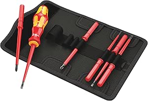 KK VDE 60i/7 Insulated Interchangeable Blade Pouch Set (SL/PH), 7 Piece