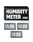 Hygrometer, Humidity Meter, Hydrometer, Room Thermometer Indoor, Humidity Sensor, Indoor Thermometer, Humidistat, Hygrometer Indoor Humidity by Greensadi