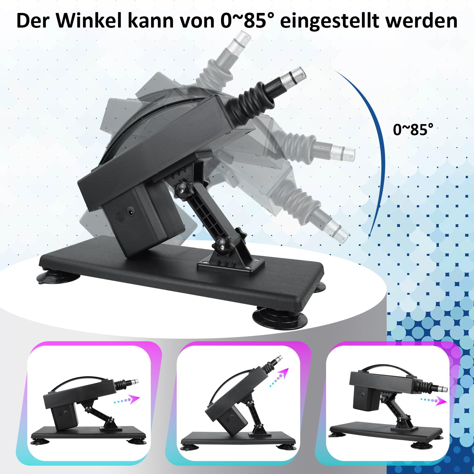 Sexmaschine für die frau, Fickmaschine mit Dildo Sexmaschine mit Saugnapf Adapter, Sexmaschine für die männer Automatische Fickmaschinen Sexspielzeug für Anfänger Paar