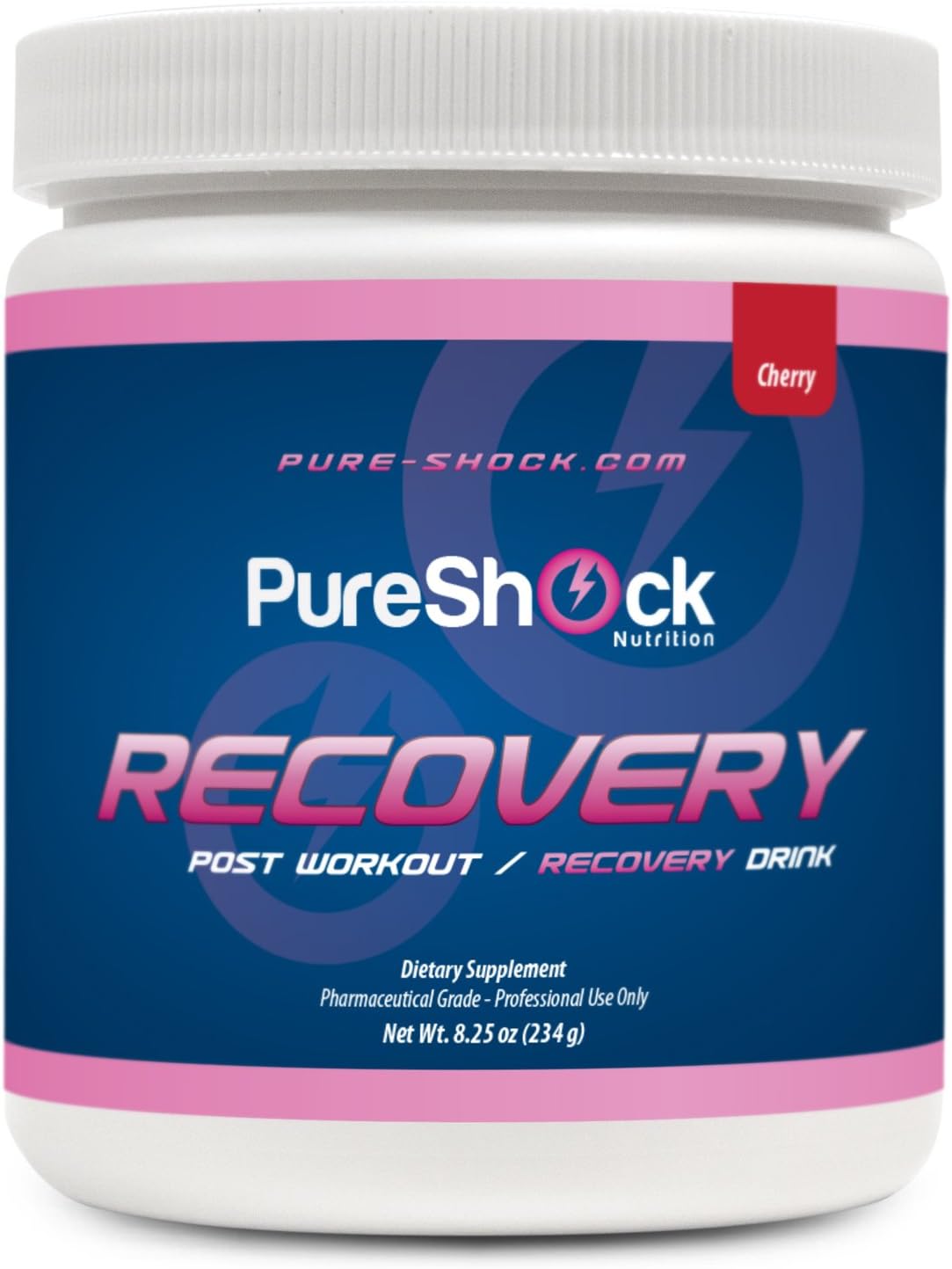 Pure Shock Recovery (Cherry) - Pharmaceutical Grade Nutrition | Neurotransmitter Balance, Stress Resiliency, Post Workout, GABA, Inositol, Taurine, Magnesium