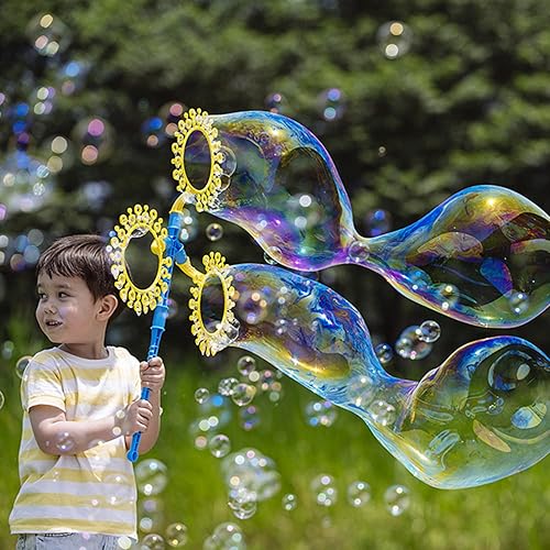 Uncle Bubble Juguetes deportivos y al aire libre Jumbo Fantasy Bubble Wand Plus