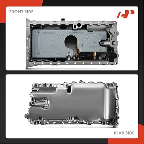 Miniatura 8 de A-Premium Cárter de aceite de motor con tapón de drenaje compatible con Volvo C30 07-13, C70 05-13, S40 04-12, V40 Cross Country 13-14, V50 05-10,