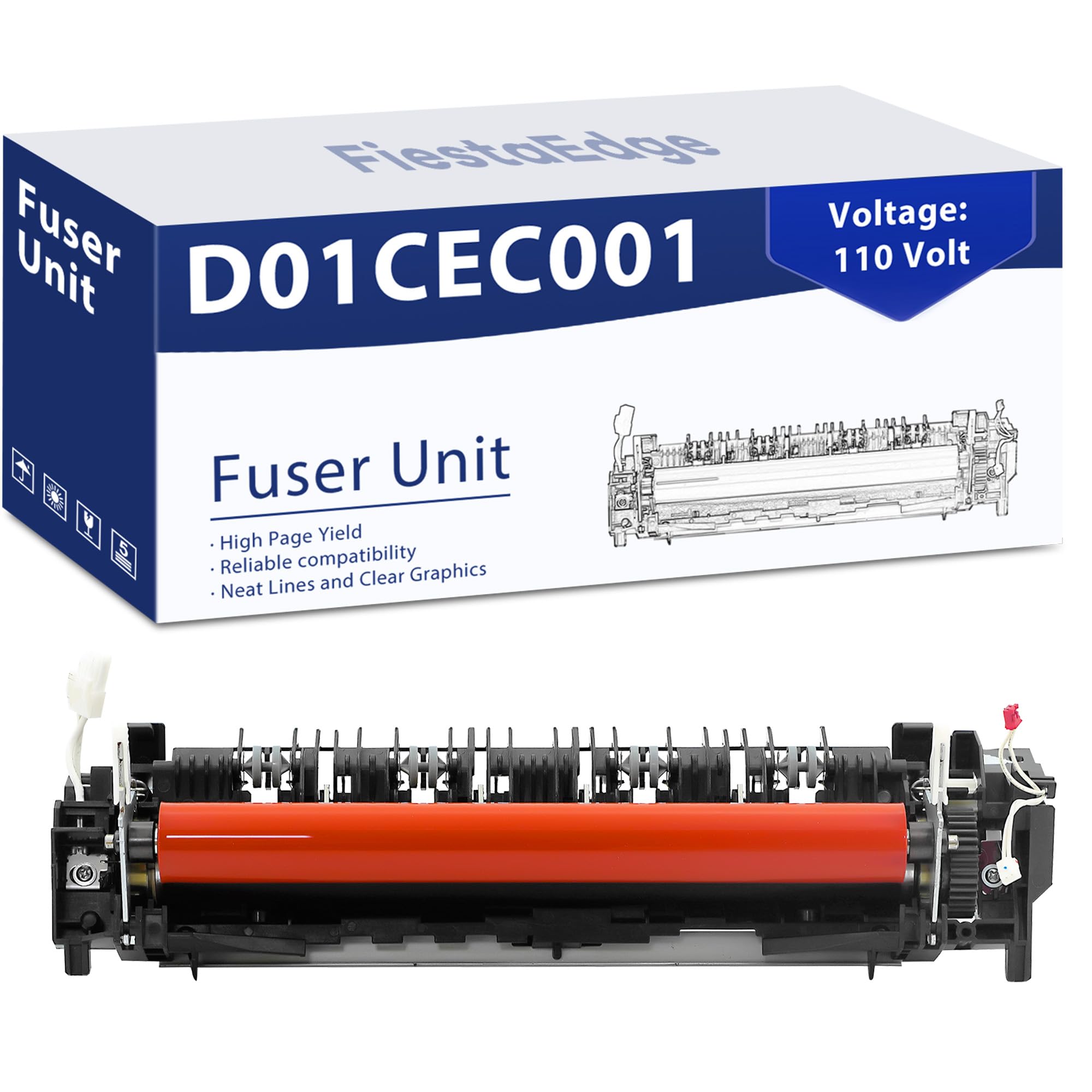 ブースター Amazon.com: Remanufactured D01CEC001 D00C54001 Fuser Unit (110V) 1