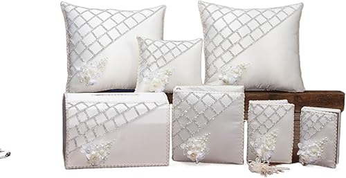 A&amp;C Quinceañeras and More Wedding accessories Pillow set, Wedding Album Wedding Guest book Wedding Pillow Cojines de boda Our Wedding Pillows 2206
