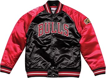 Mitchell & Ness Though Season Satin Chicago Bulls College Jacket