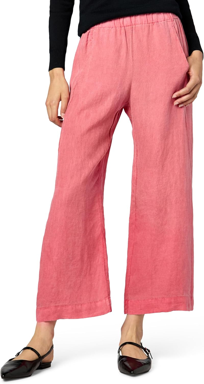Velvet by Graham & Spencer Womens Velvet by Graham & Spencer Women's Lola Woven Linen Pants