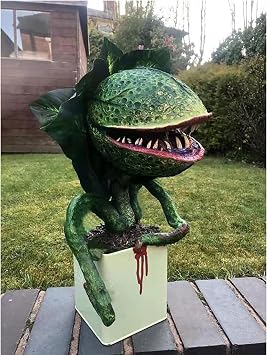 Piranha Resin Sculpture Decor Statues, 5.91 Inch Halloween Horror Garden Statue Decoration for Patio Lawn Porch Backyard Indoor and Outdoor Yard