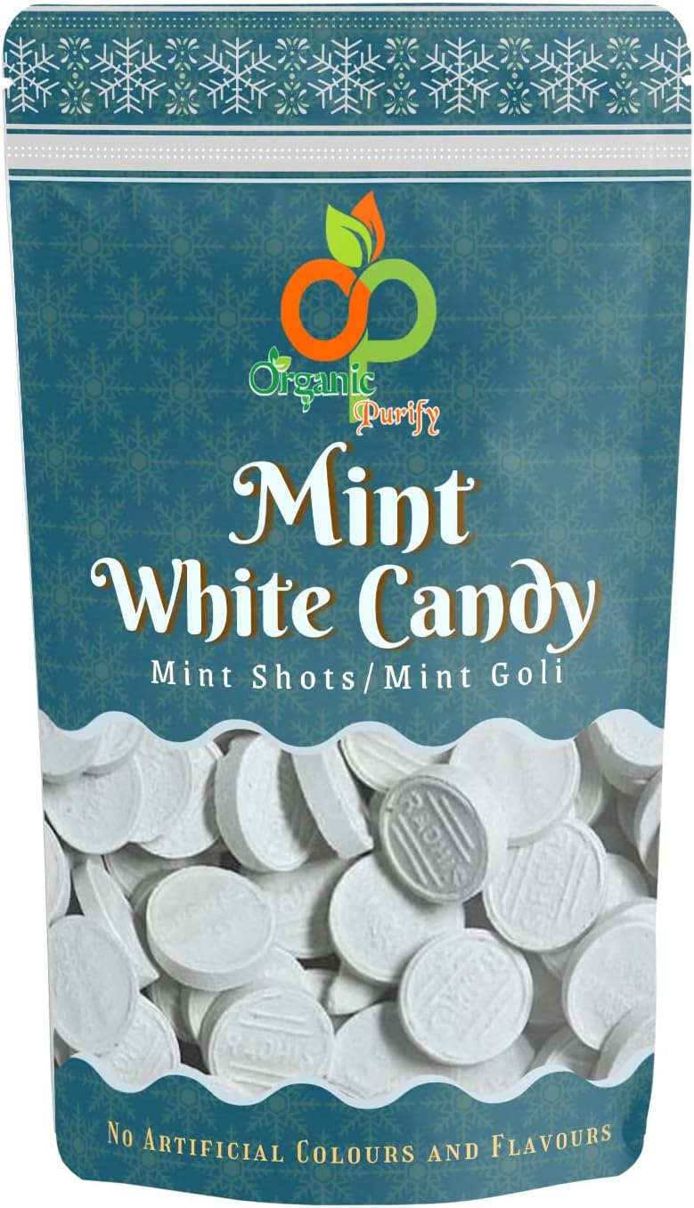 MINT CANDY (MINT GOLI)|MEDIUM MINT Safed Mint Candy 5KG