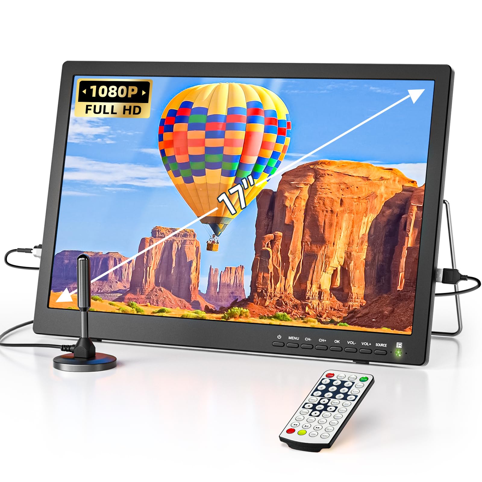 Desobry LCD  Portable TV Monitor