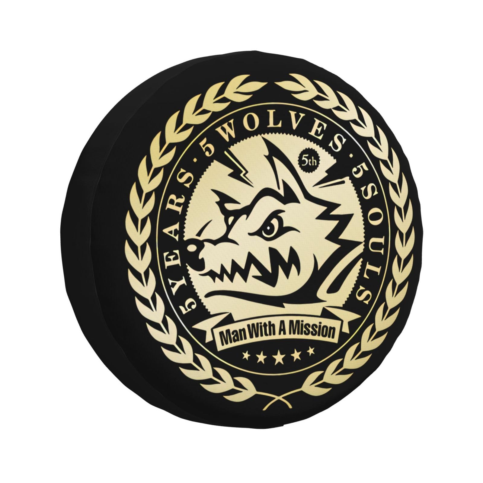 Amazon | マン ウィズ ア ミッション ロゴ タイヤカバー 防水