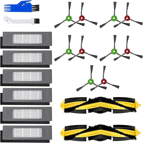 920 950 Piezas de repuesto para Ecovacs Deebot T8 T8 AIVI T8 Max 920 950 T5 N7 N8 Pro N8+ N8 Pro Plus Kit de filtro de cepillo lateral Deebot