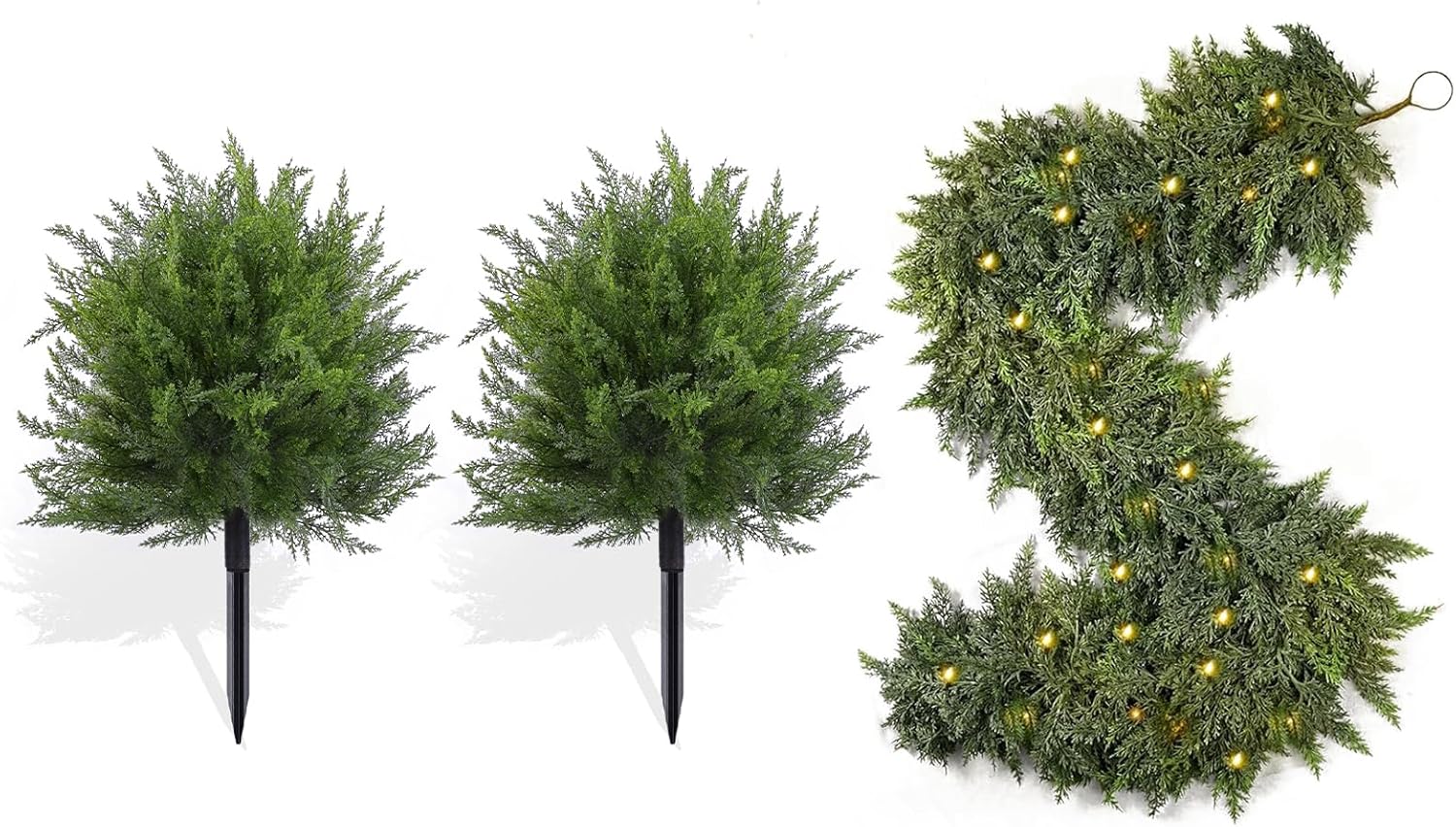 Artificial Crpress Topiary-2 Pack New & 1pc5cby180cm-168L New