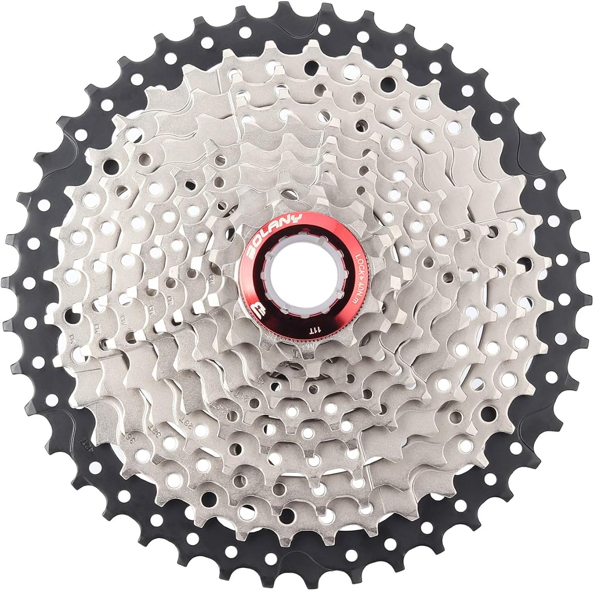 BOLANY Bike 8/9/10 Speed Cassette 11-25T/32T/36T/40T/42T/46T/50T Fit for MTB Bike, Road Bicycle, Lightweight Cassette, Compatible with Shimano SRAM Sunrace