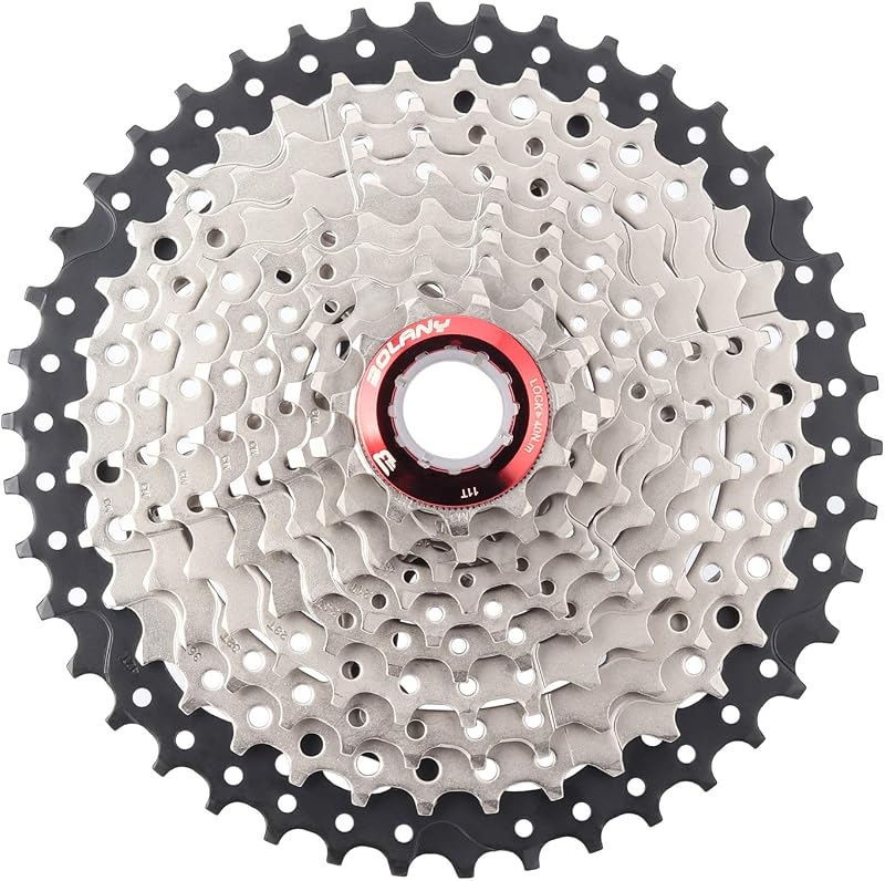 BOLANY Bike 8/9/10 Speed Cassette 11-25T/32T/36T/40T/42T/46T/50T Fit for MTB Bike, Road Bicycle, Lightweight Cassette, Compatible with Shimano SRAM Sunrace